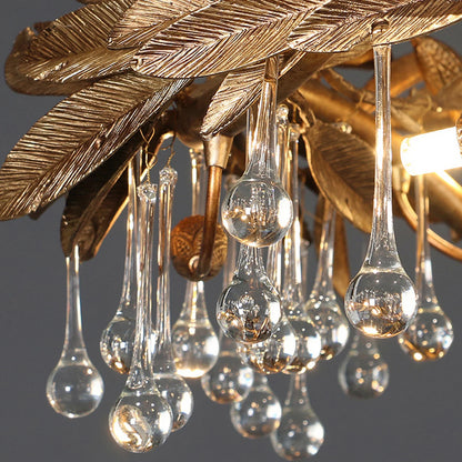 Crystal Teardrop Aurelia Chandelier