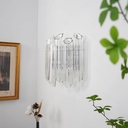 Palermo Crystal‑Mirror Sconce
