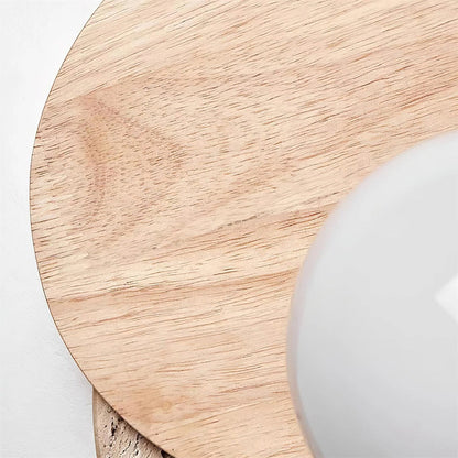 Travertine Sculpted Wall Lamp