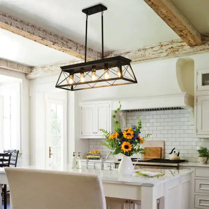 Farmhouse 5-Light Metal Chandelier