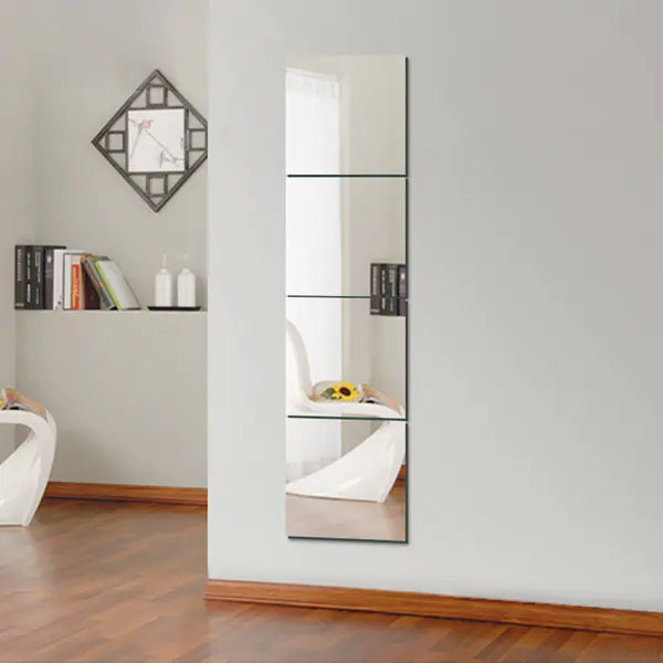 Acrylic Square Dressing Mirror - Creative Wall Décor