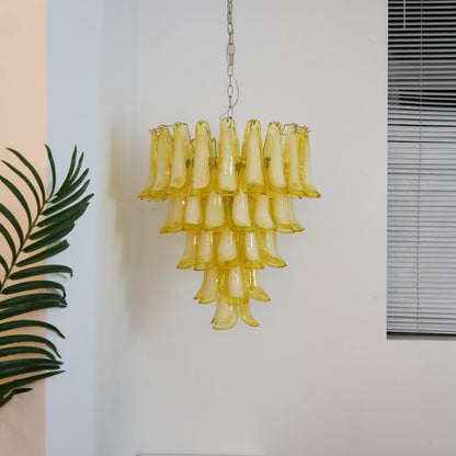 Murano Vetro Caramel Petal Chandelier