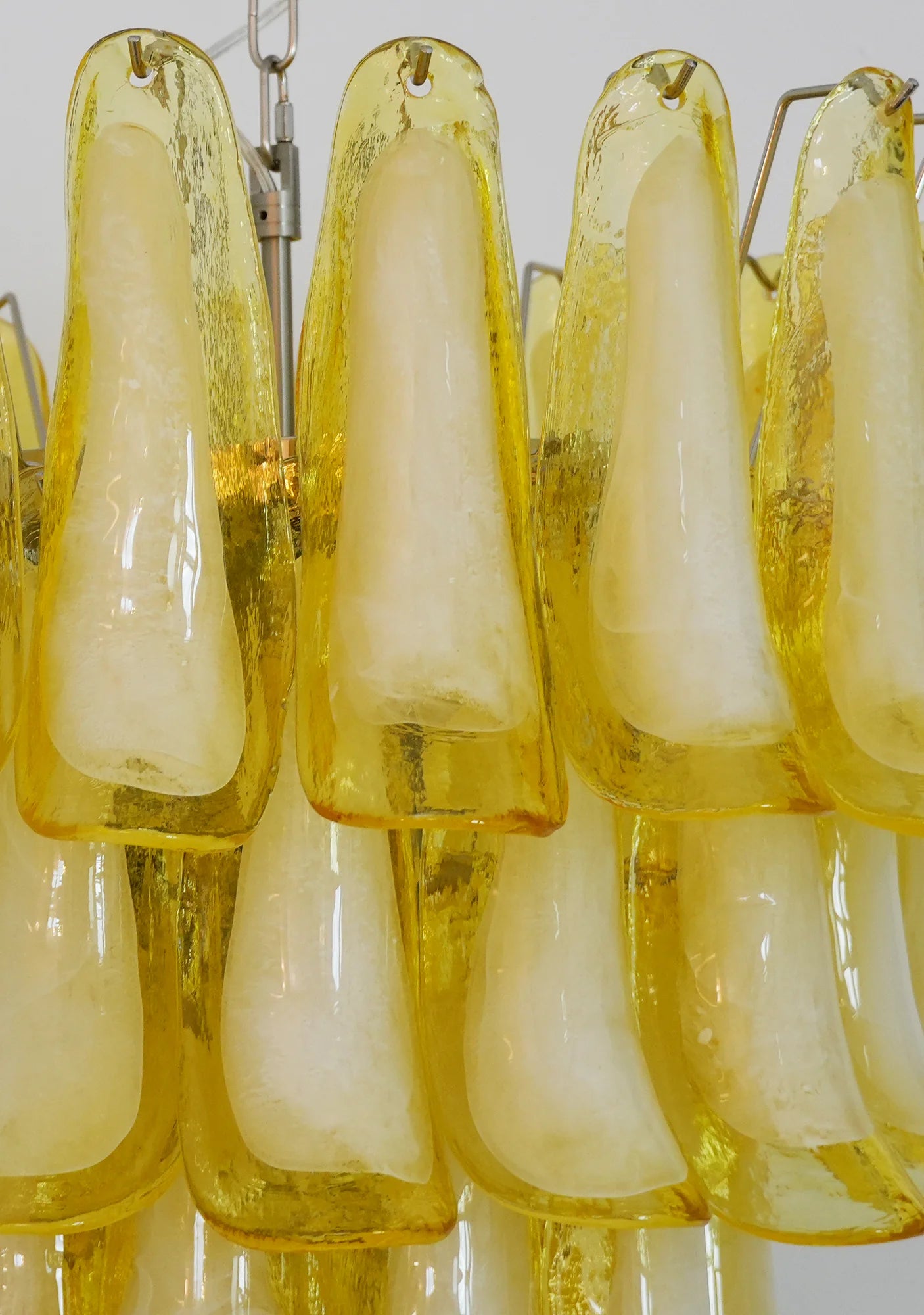 Murano Vetro Caramel Petal Chandelier