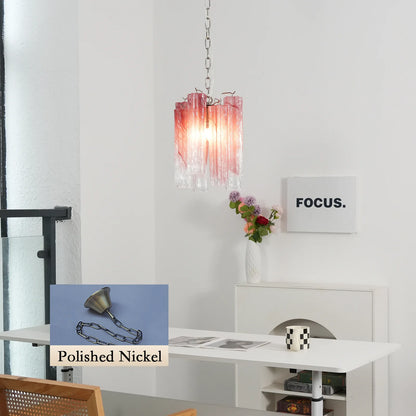 Murano Vetro Rosso Gradient Chandelier