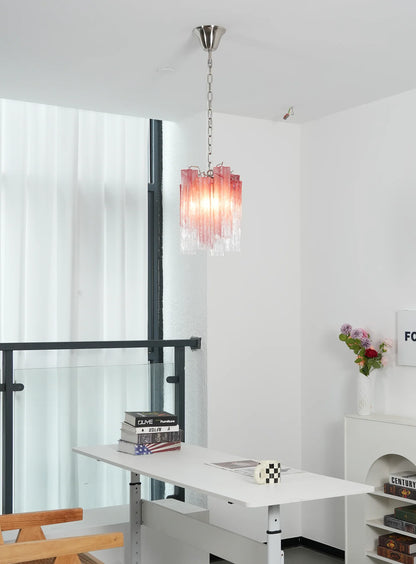 Murano Vetro Rosso Gradient Chandelier