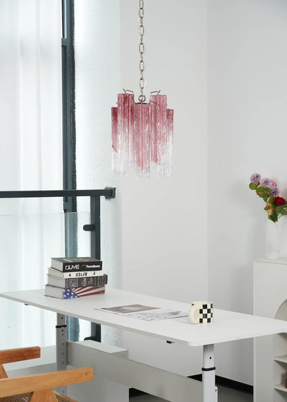 Murano Vetro Rosso Gradient Chandelier