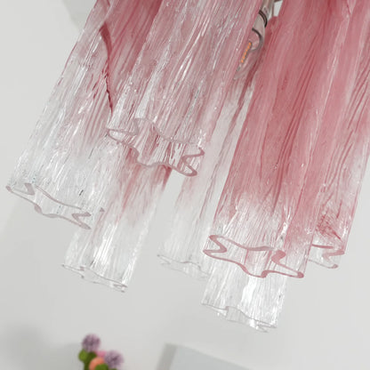 Murano Vetro Rosso Gradient Chandelier