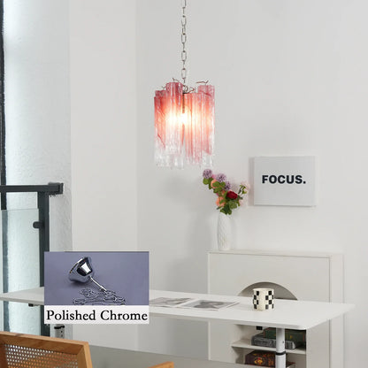 Murano Vetro Rosso Gradient Chandelier