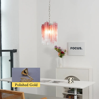Murano Vetro Rosso Gradient Chandelier