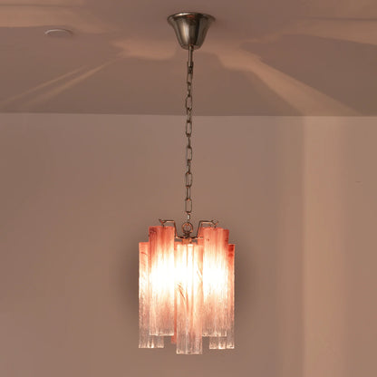 Murano Vetro Rosso Gradient Chandelier