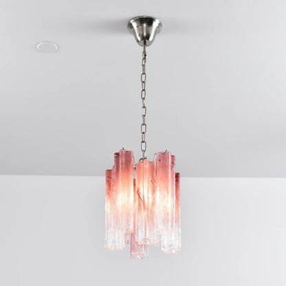 Murano Vetro Rosso Gradient Chandelier