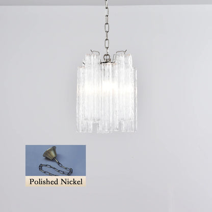 Murano Crystal‑Clear Vintage Chandelier