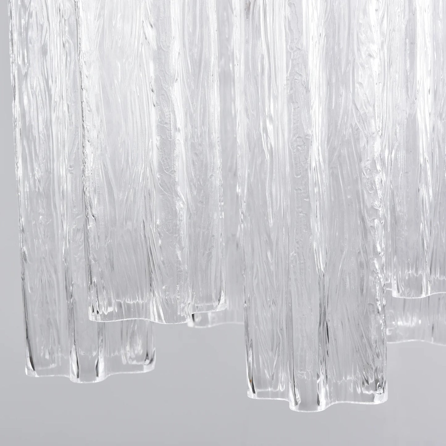 Murano Crystal‑Clear Vintage Chandelier