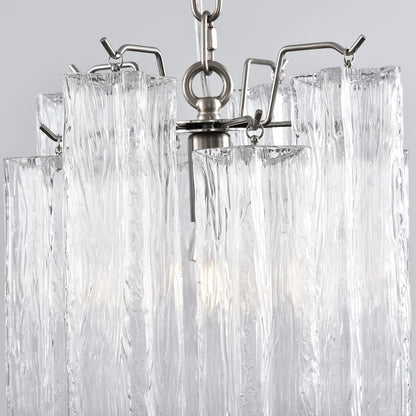 Murano Crystal‑Clear Vintage Chandelier