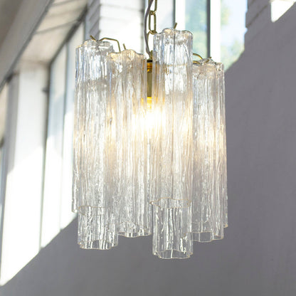 Murano Crystal‑Clear Vintage Chandelier