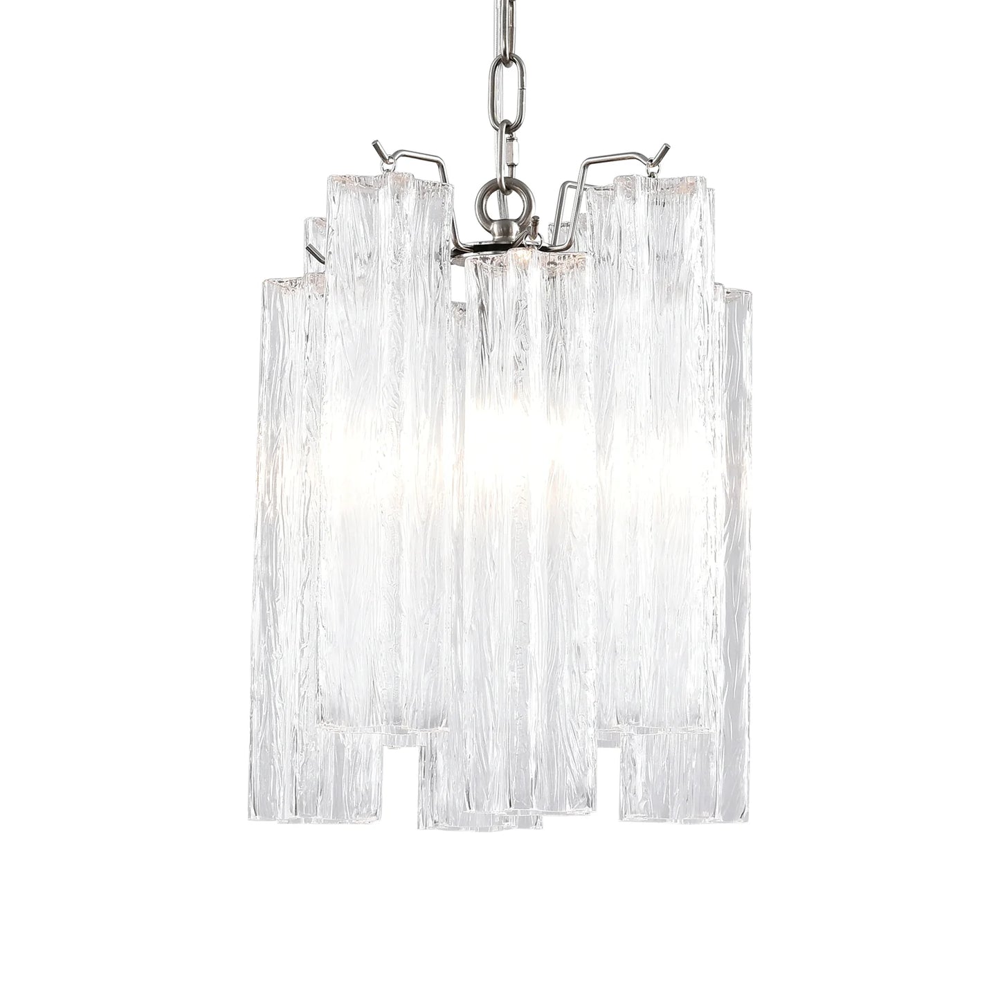 Murano Crystal‑Clear Vintage Chandelier