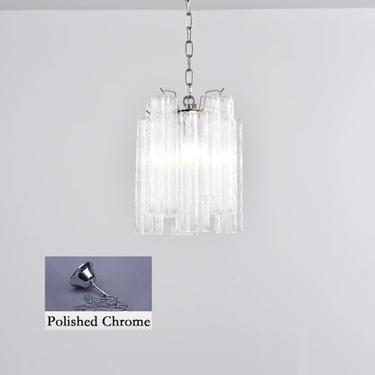 Murano Crystal‑Clear Vintage Chandelier
