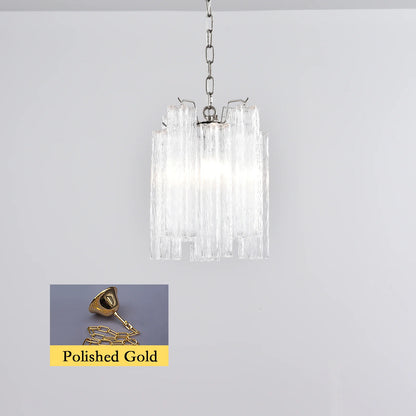Murano Crystal‑Clear Vintage Chandelier