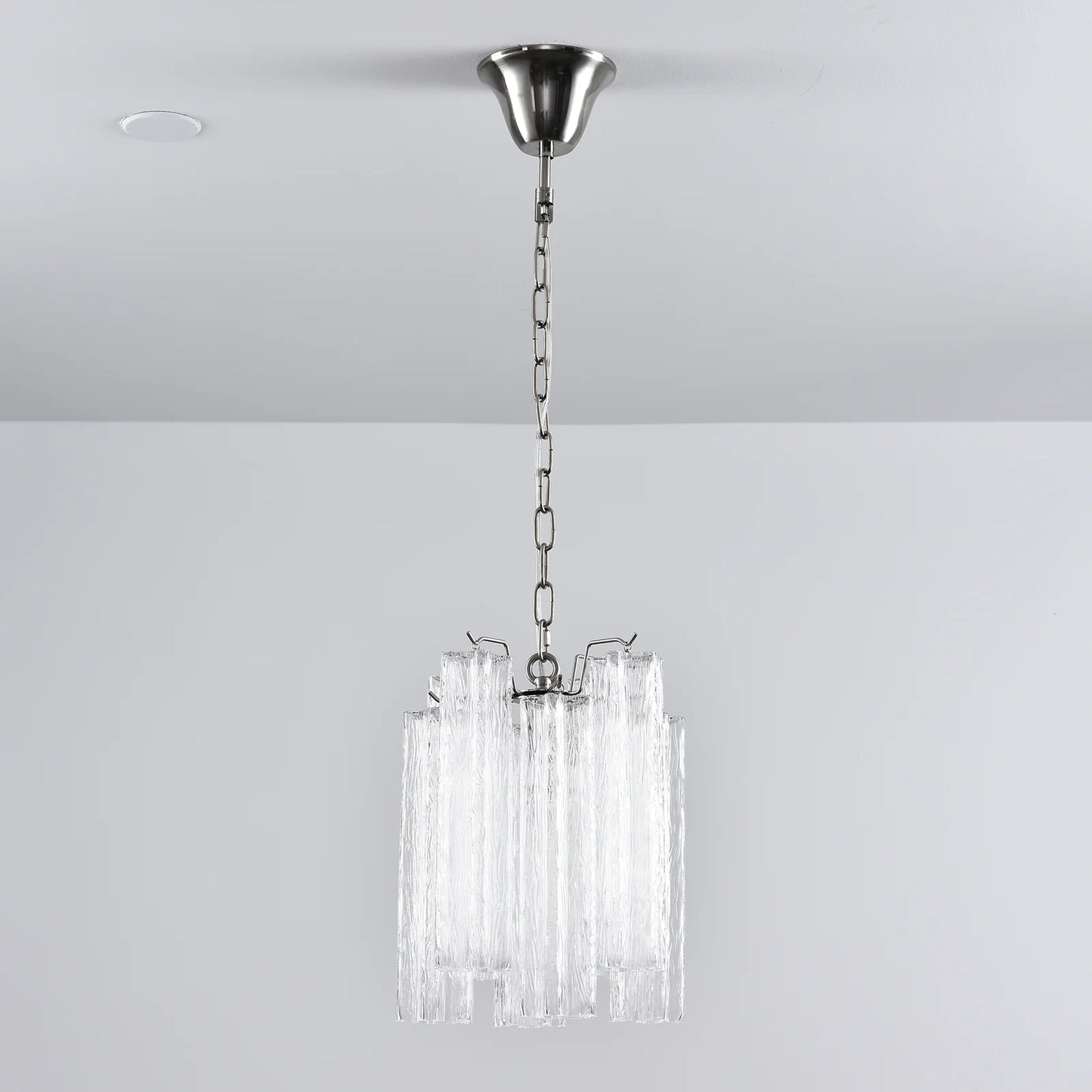 Murano Crystal‑Clear Vintage Chandelier