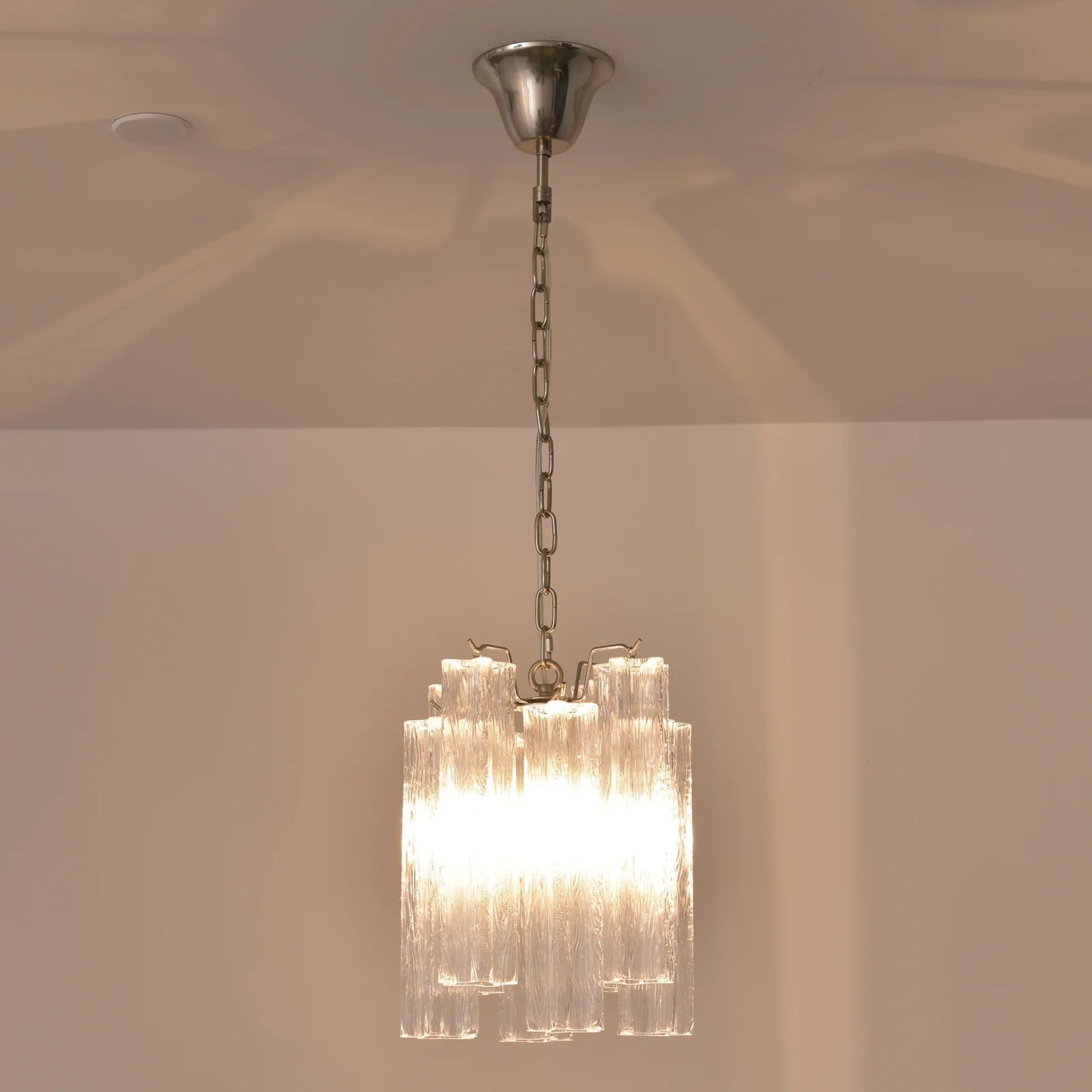 Murano Crystal‑Clear Vintage Chandelier