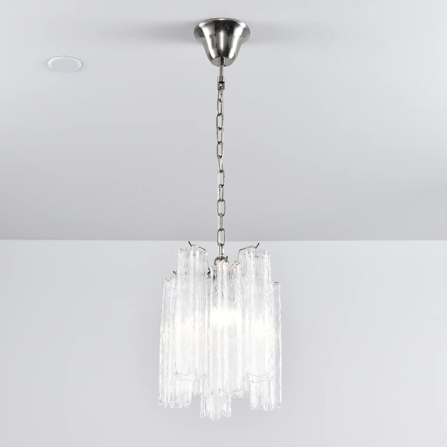 Murano Crystal‑Clear Vintage Chandelier