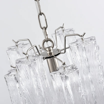 Murano Crystal‑Clear Vintage Chandelier
