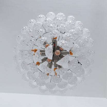 Vintage Murano Glass Petal Drop Chandelier