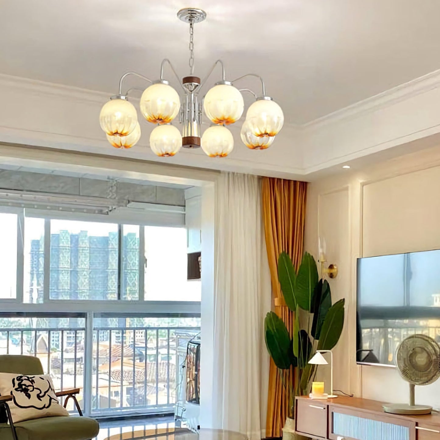 Flower Bud Radiance Chandelier