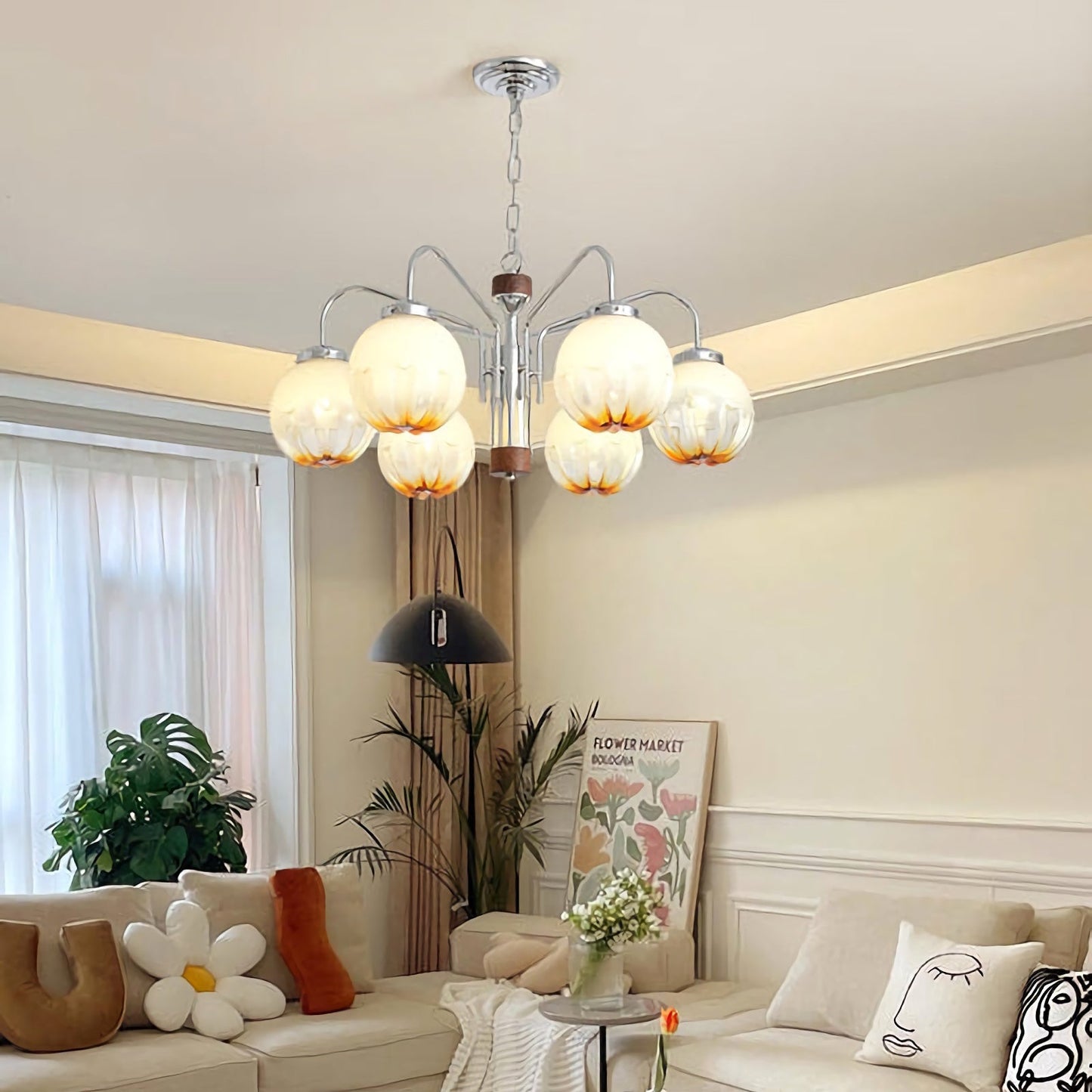 Flower Bud Radiance Chandelier