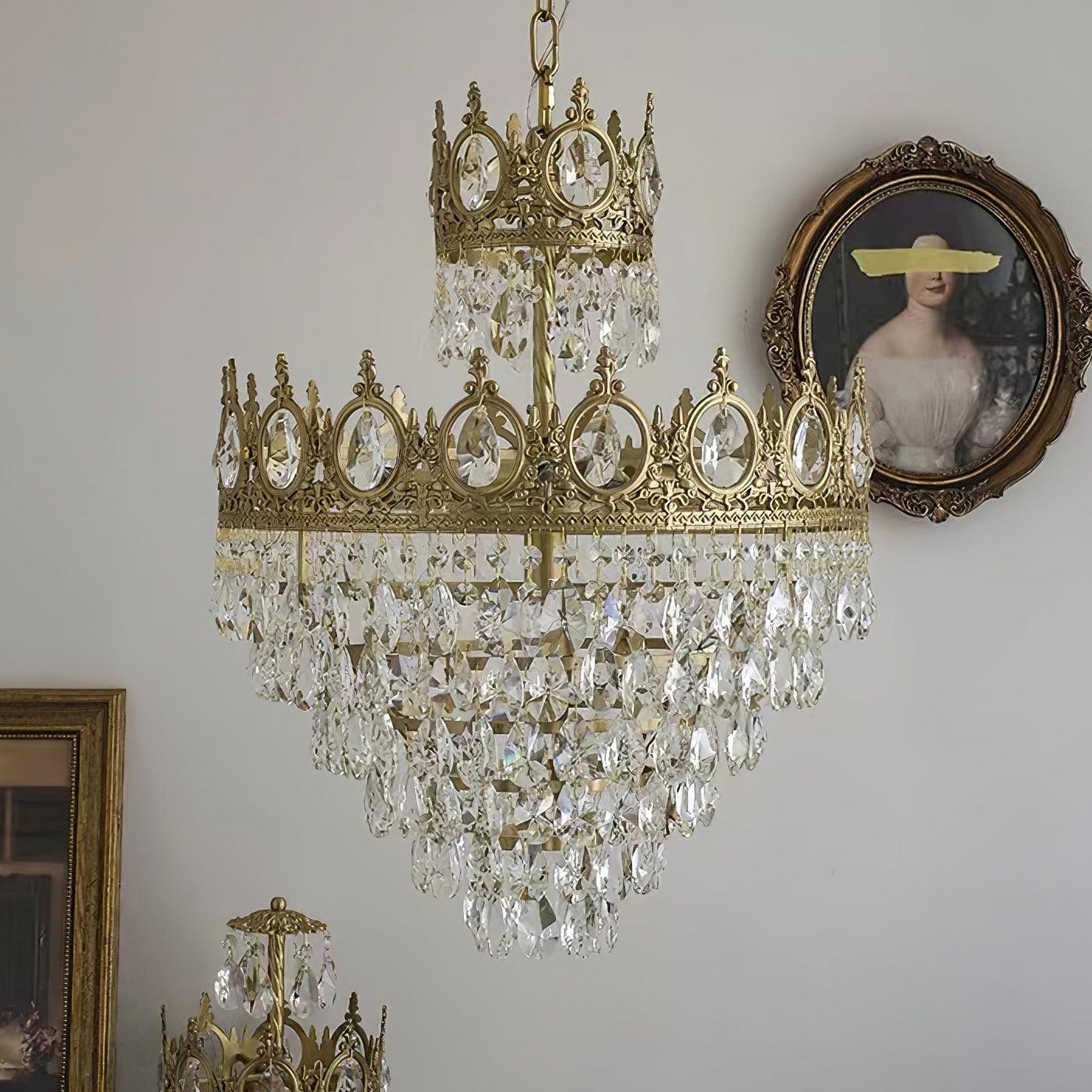 Vintage Crystal Heritage Chandelier