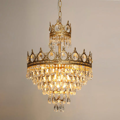 Vintage Crystal Heritage Chandelier