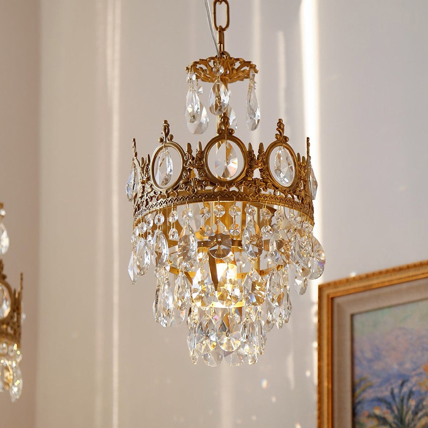 Vintage Crystal Heritage Chandelier