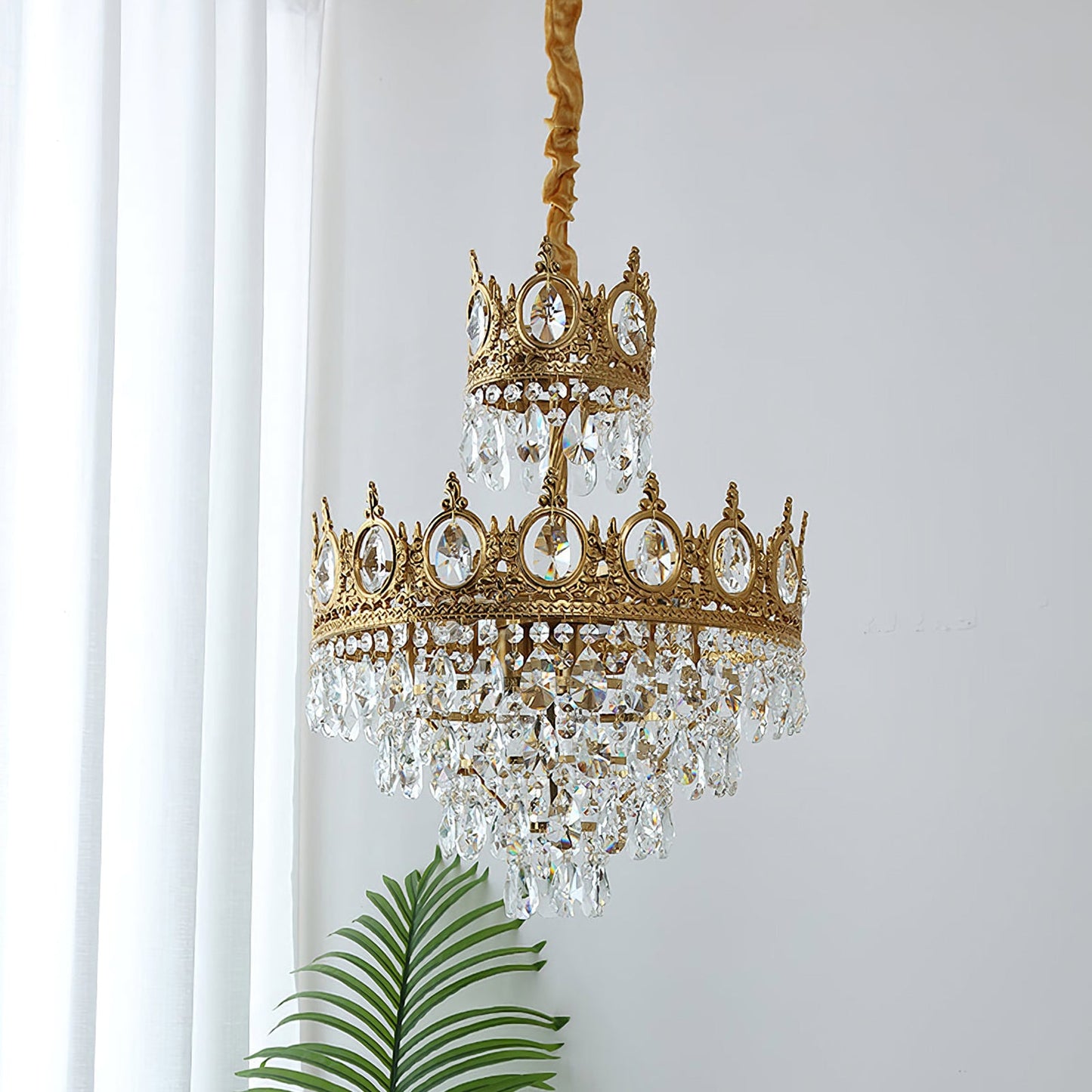 Vintage Crystal Heritage Chandelier