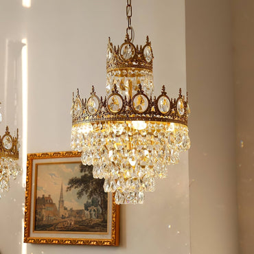 Vintage Crystal Heritage Chandelier