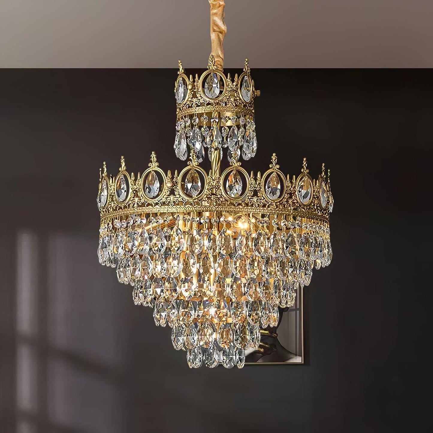 Vintage Crystal Heritage Chandelier