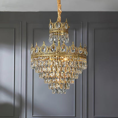 Vintage Crystal Heritage Chandelier