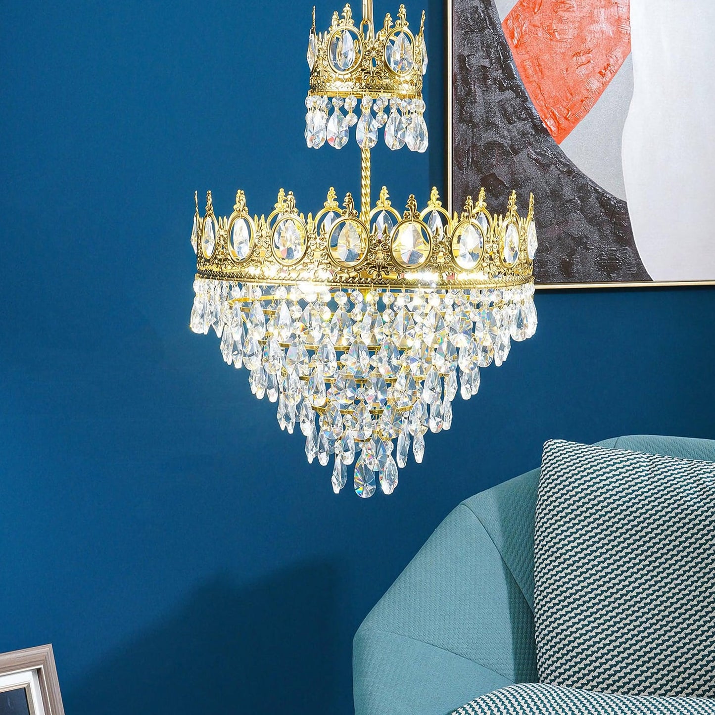 Vintage Crystal Heritage Chandelier