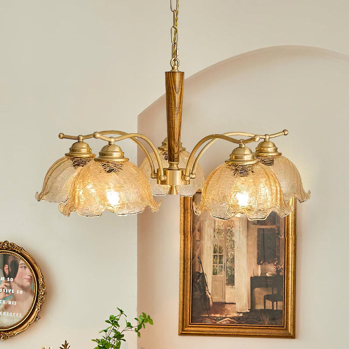 Vintage Petal Celeste Chandelier