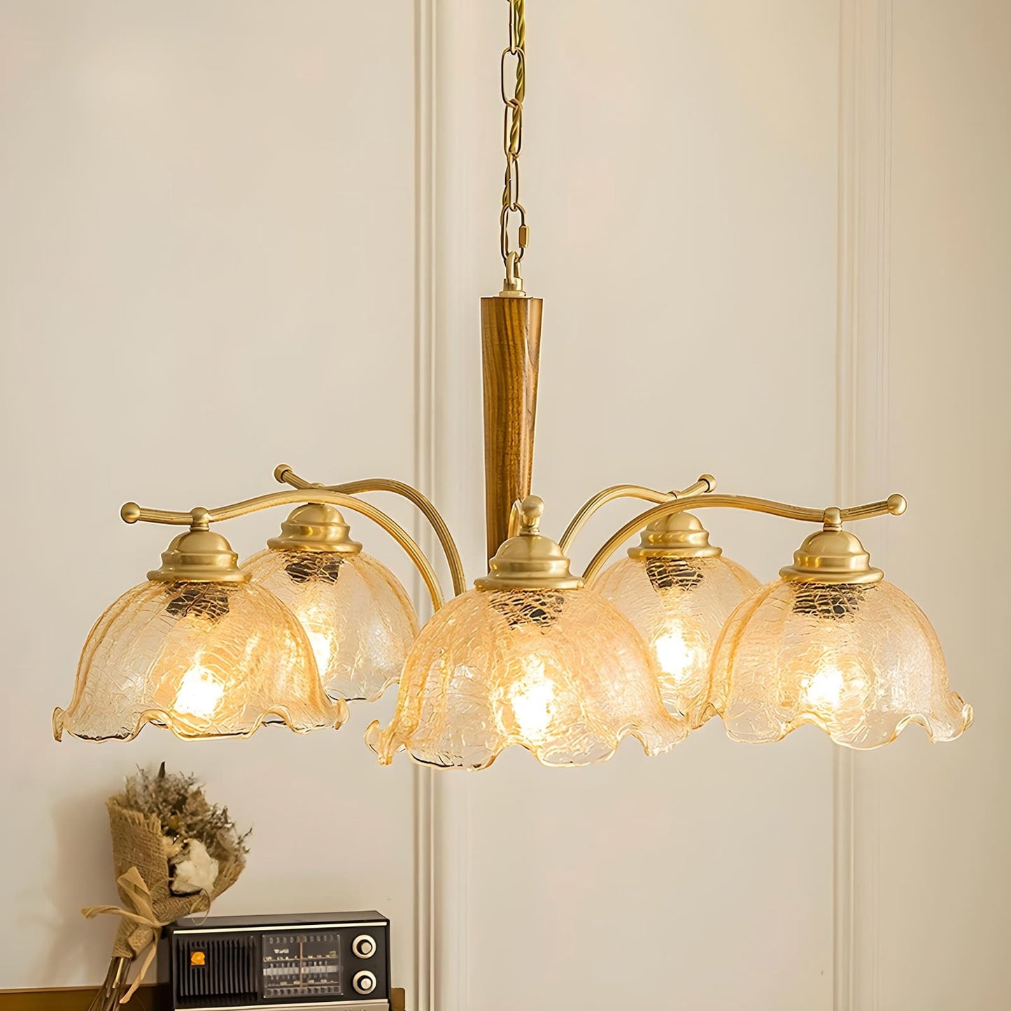 Vintage Petal Celeste Chandelier