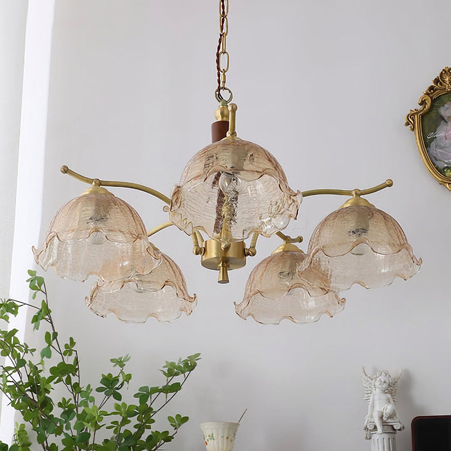 Vintage Petal Celeste Chandelier