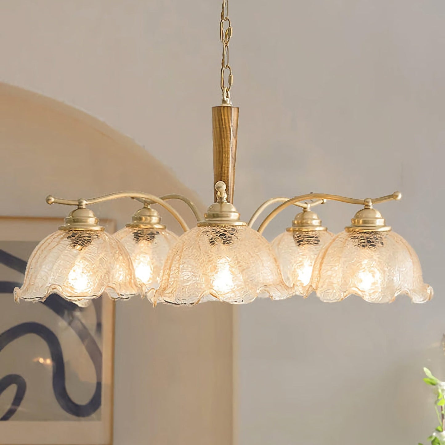 Vintage Petal Celeste Chandelier