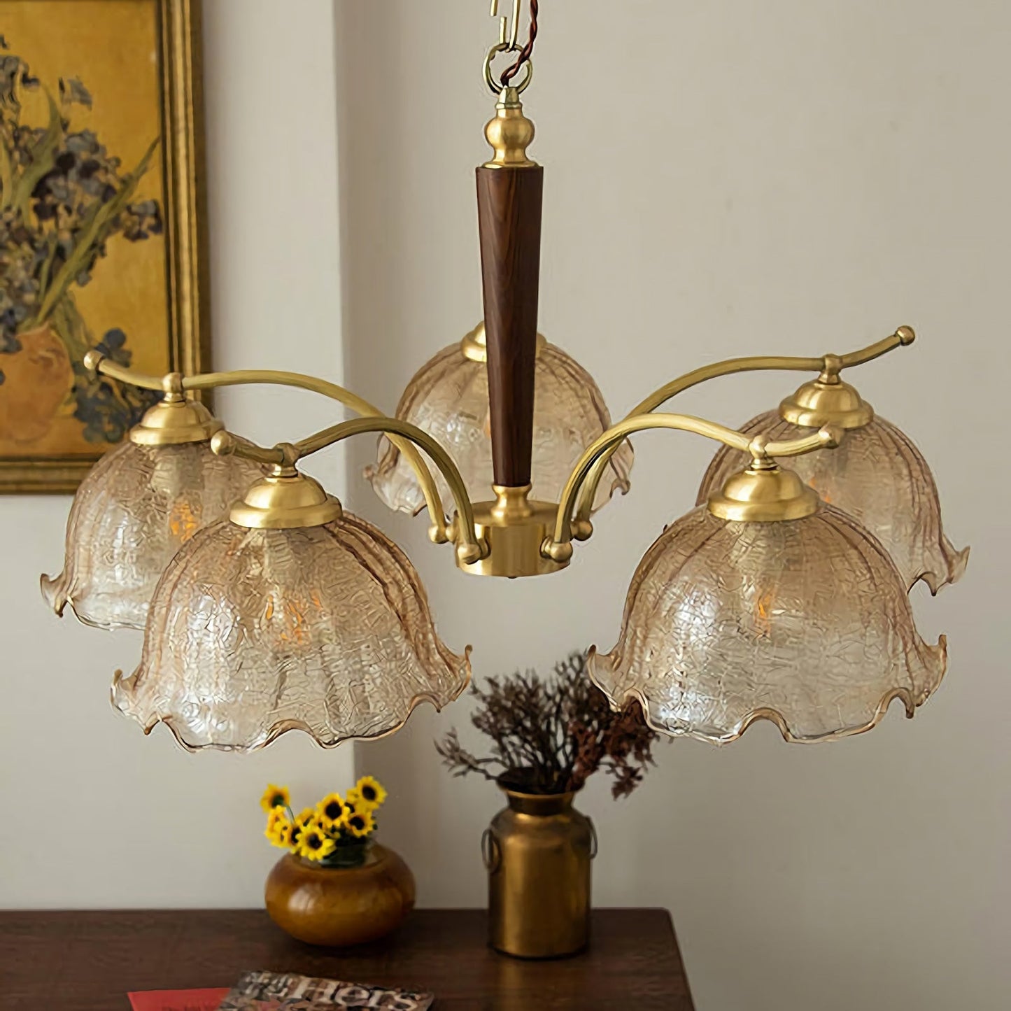 Vintage Petal Celeste Chandelier