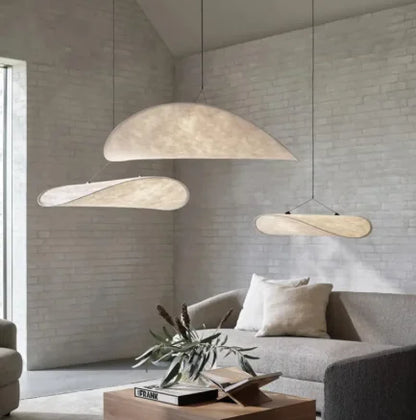 Lustrous Silk Chandelier