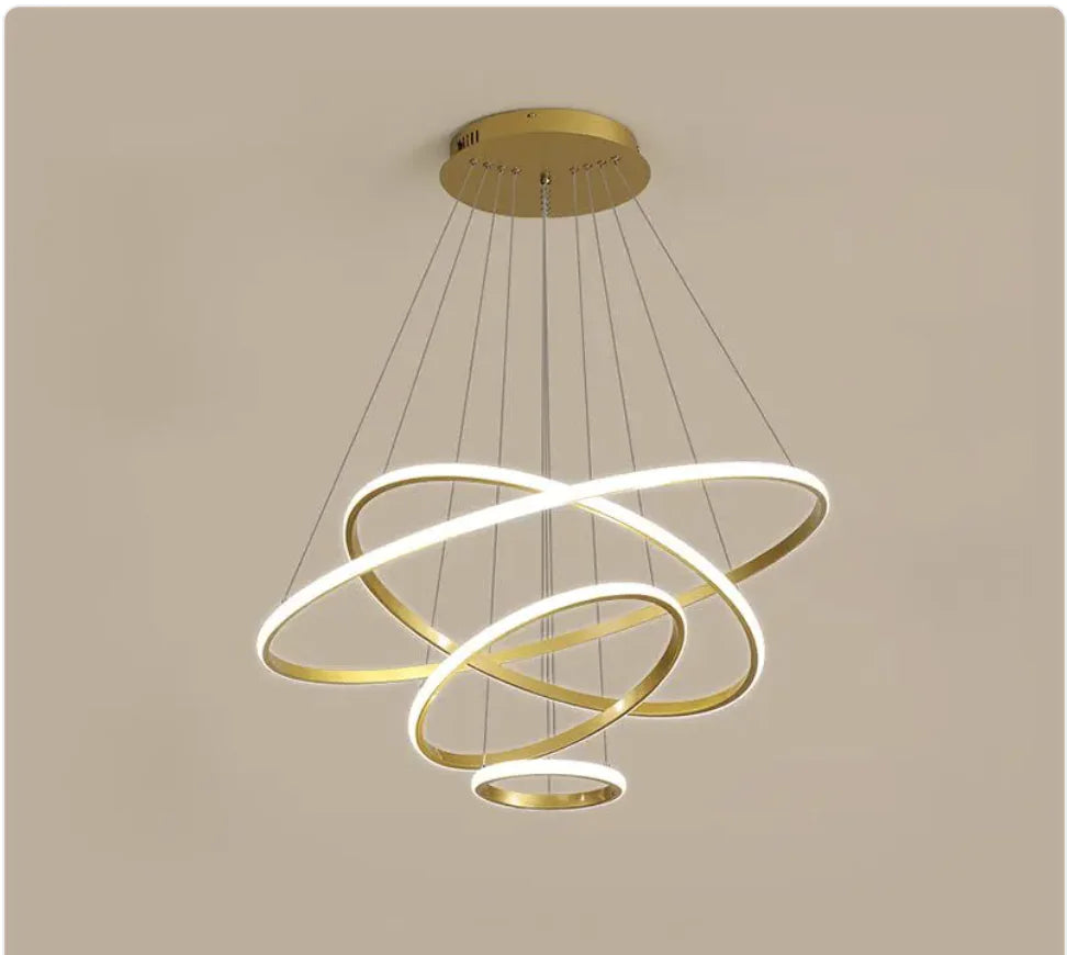 Sleek Smart LED Chandelier