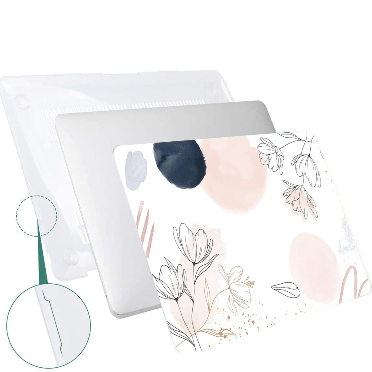 MacBook Pro Case 13-inch - Watercolor Floral Design