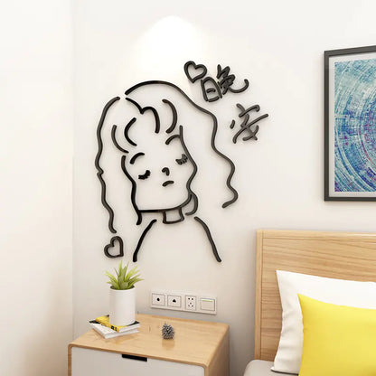 3D Wall Stickers for Bedroom Decor and Makeover