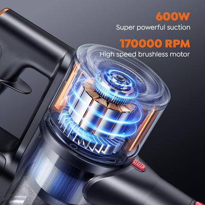 Buture X9 Cordless Vacuum | 600W 50KPA 60min Runtime