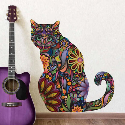 3D Colorful Cat PVC Wall Stickers for Kids' Room