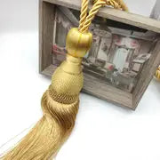 Braided Tassel Tiebacks for Window Curtains (1 Pair)