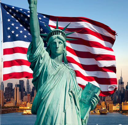 Statue of Liberty Art Curtains - European Quality